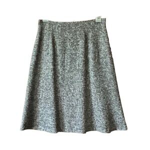 Gray tweed A line wool blend Corbin collection skirt